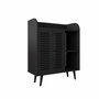 Hanah Home Magnetar - Black Gabinete de Bar de Café